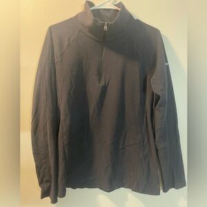Columbia Black Women's Half-Zip Fleece Jacket